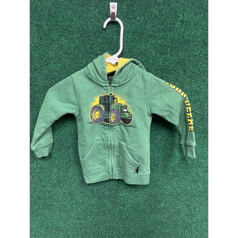 Youth John Deere Green & Yellow 24M Hoodie Sweatshirt Unisex